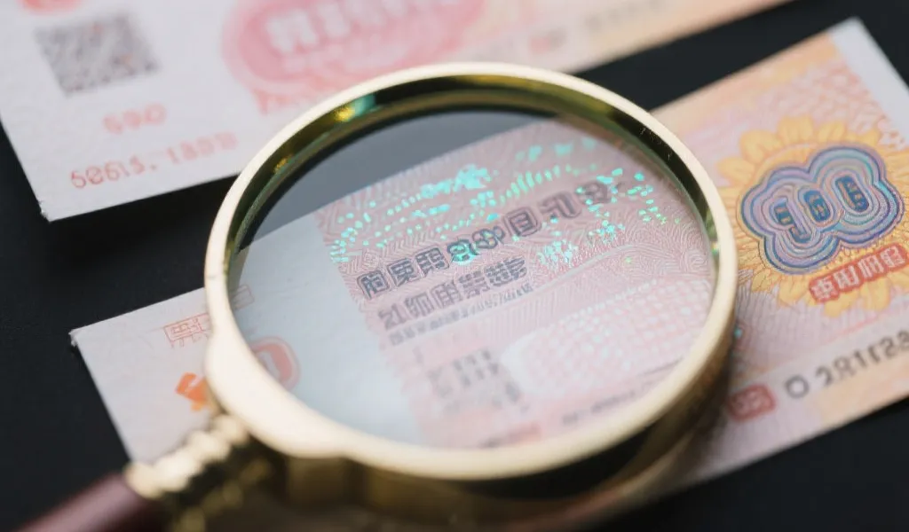 彩票防伪技术展示